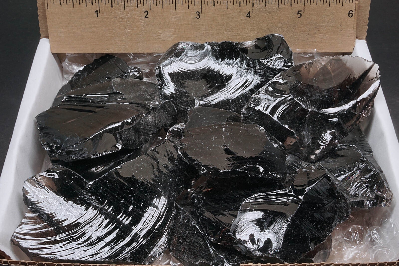 Obsidian 10 OZ Lot Natural Black Volcanic Glass Obsidian Crystal Chunks