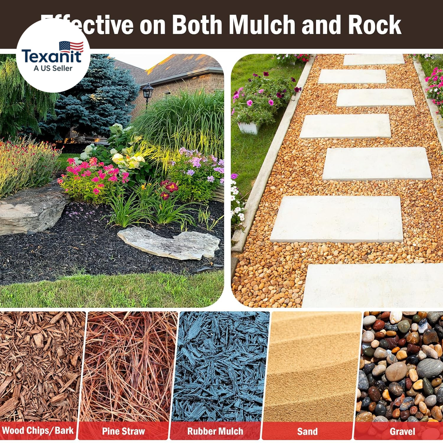 Mulch Glue for Landscaping: 1 Gallon Rock Glue for Landscaping & Gravel Binder –