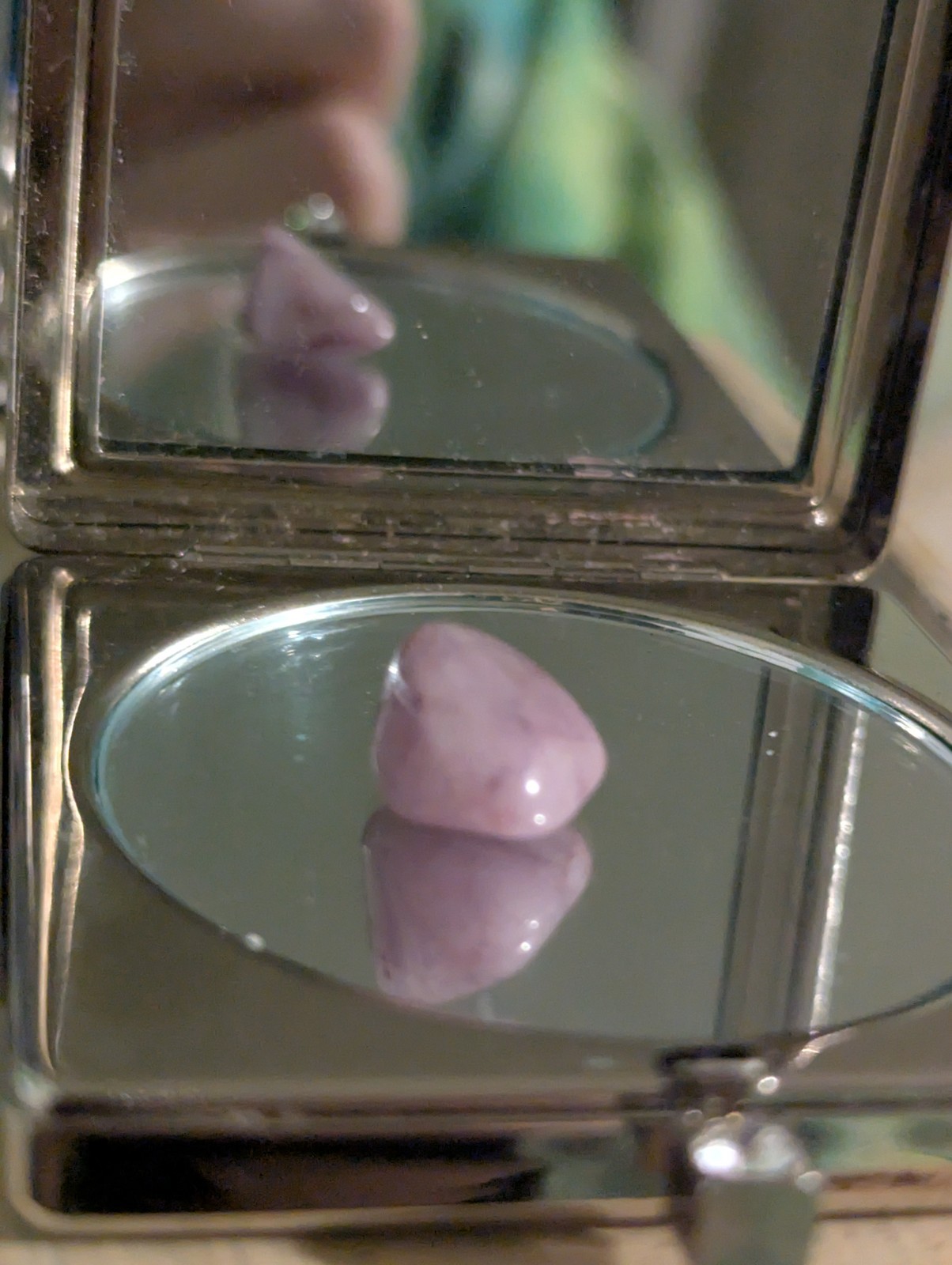 Small Light Purple/Lilac Tumbled Stone Likely From My 25-30 Year Old Collection