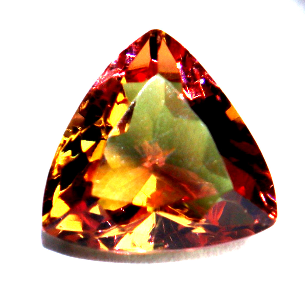 Trillion Cut 8.40 Ct Natural Alexandrite Color Changing Loose Gemstone