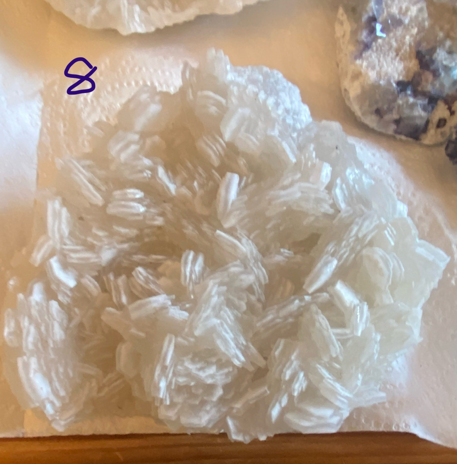 Sandwich Calcite From Fujian China.553g..extremely UV reactive material