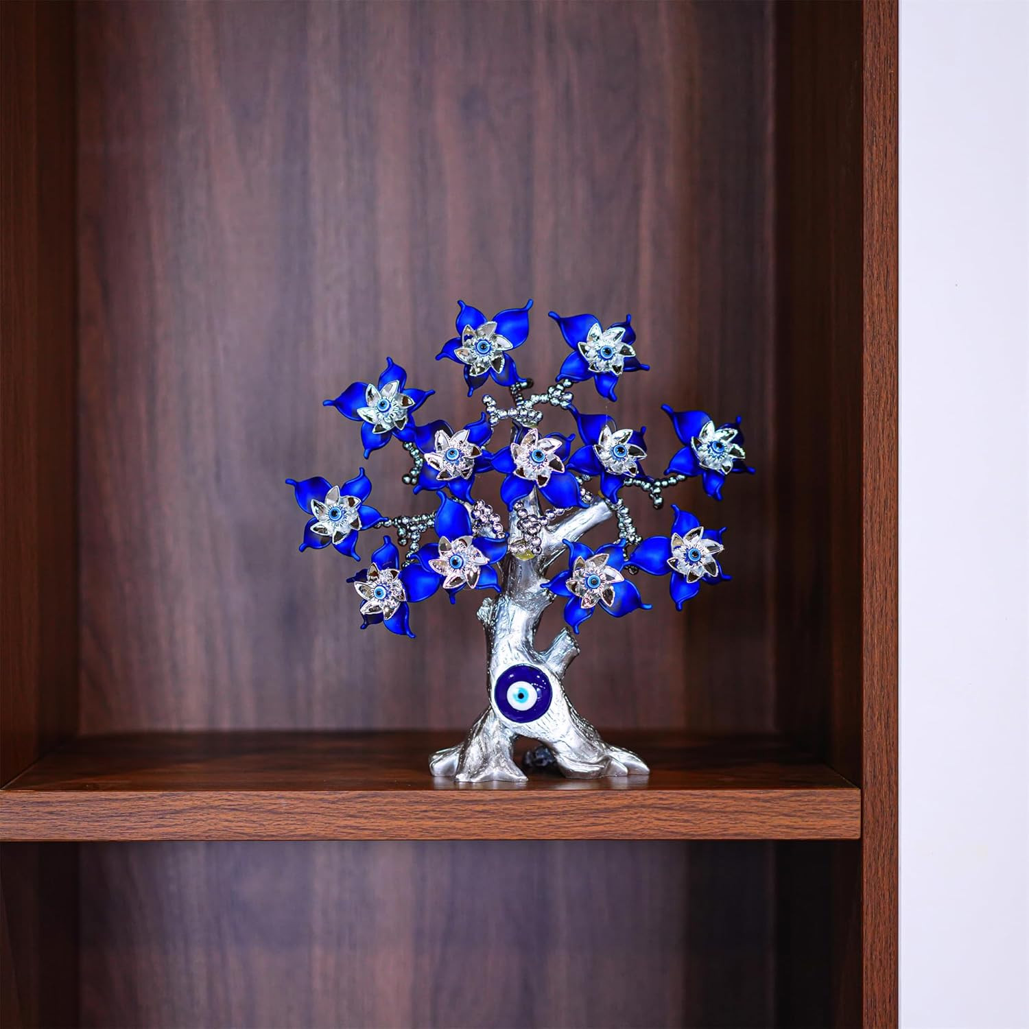 10.4” Turkish Evil Eye Tree Protection Evil Eye Statue for Good Luck,Feng Shui