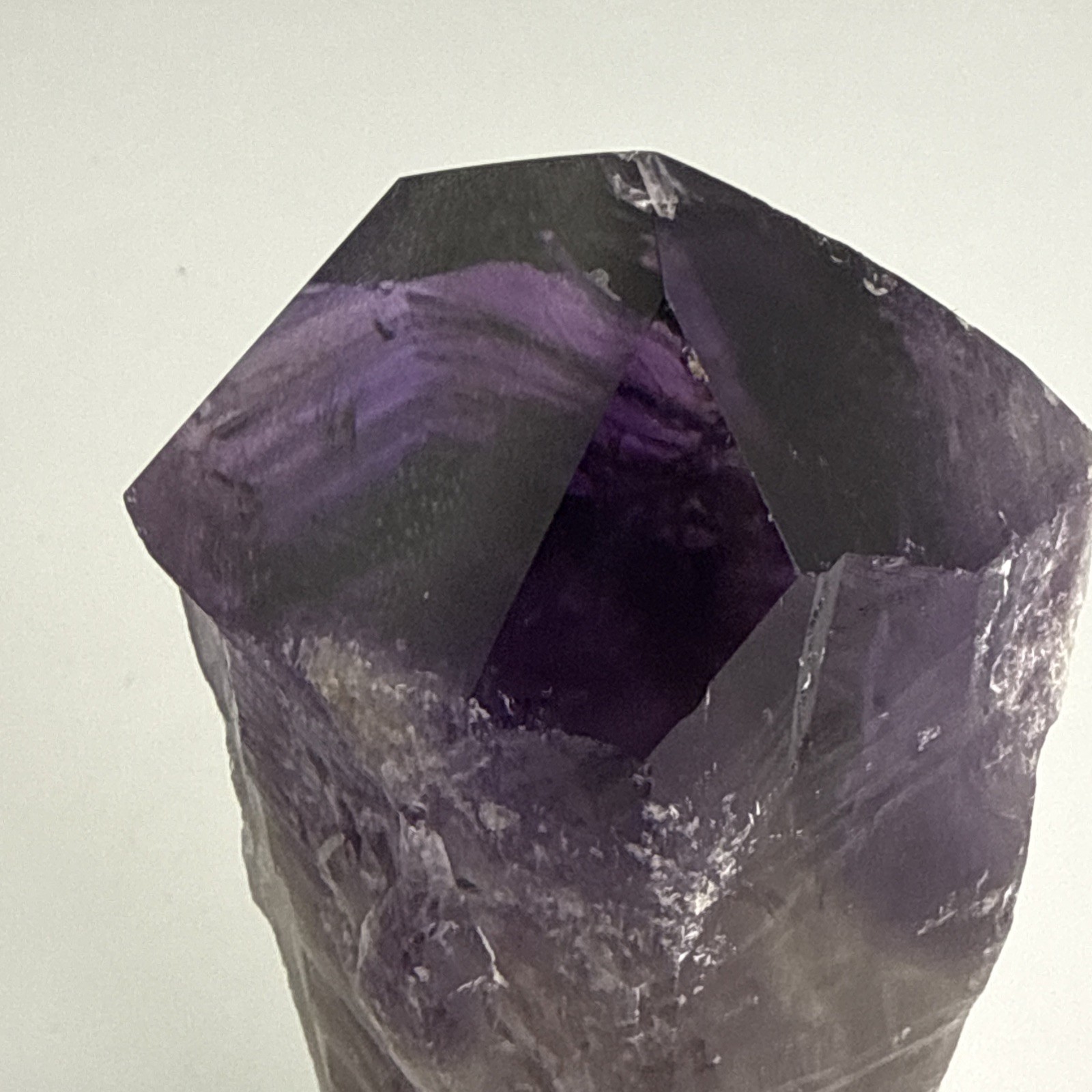 1.2 LB A+Natural Phantom Brazilian Large Point Amethyst Root Specimen,Minerals!
