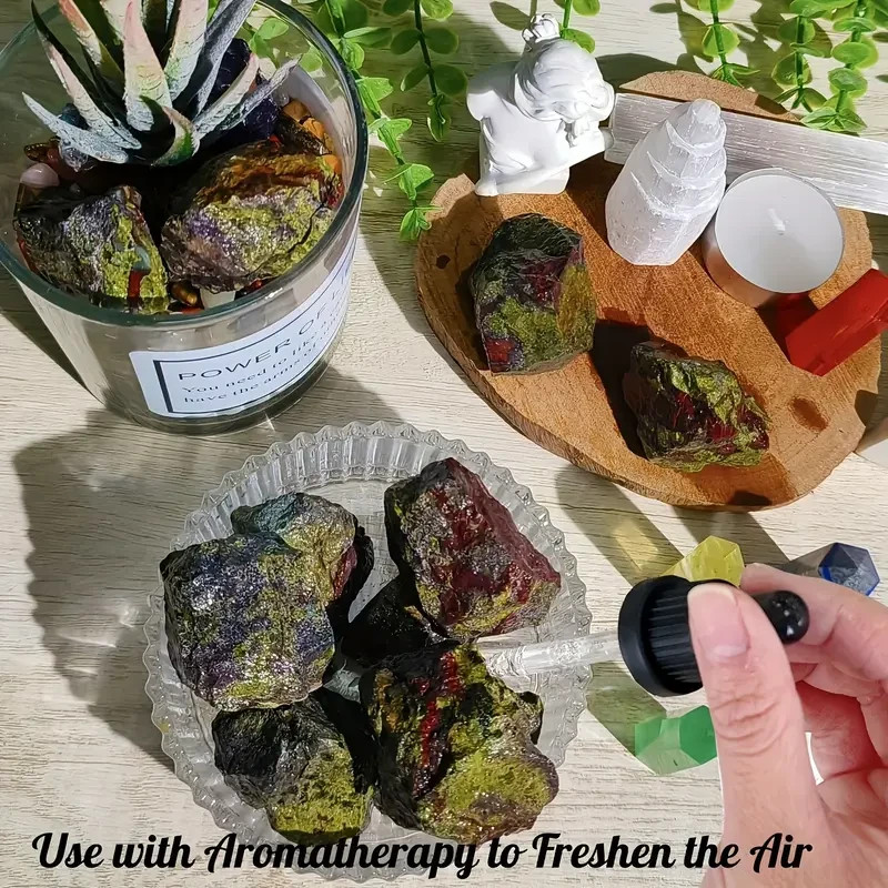 5PCS Raw Dragon Bloodstone Jasper Healing Crystal Rough Rock Specimen Gifts
