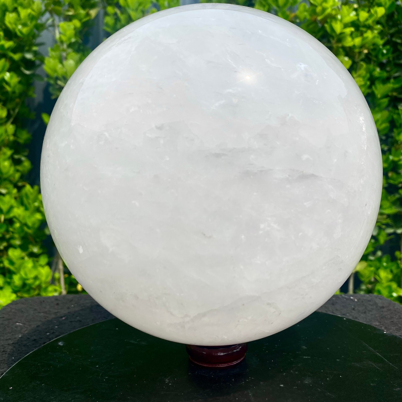 21.82LB white crystal quartz crystal ball Reiki repair