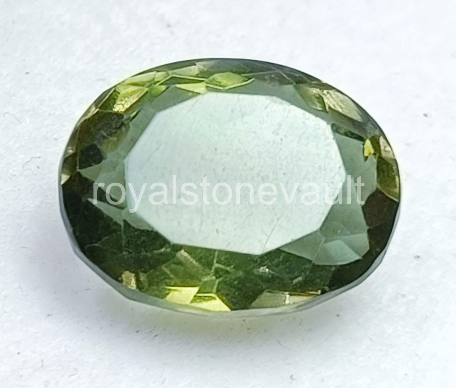 10.00 Ct IGL Certified Genuine Green Amethyst Oval Shape Loose Gemstone 5AOR