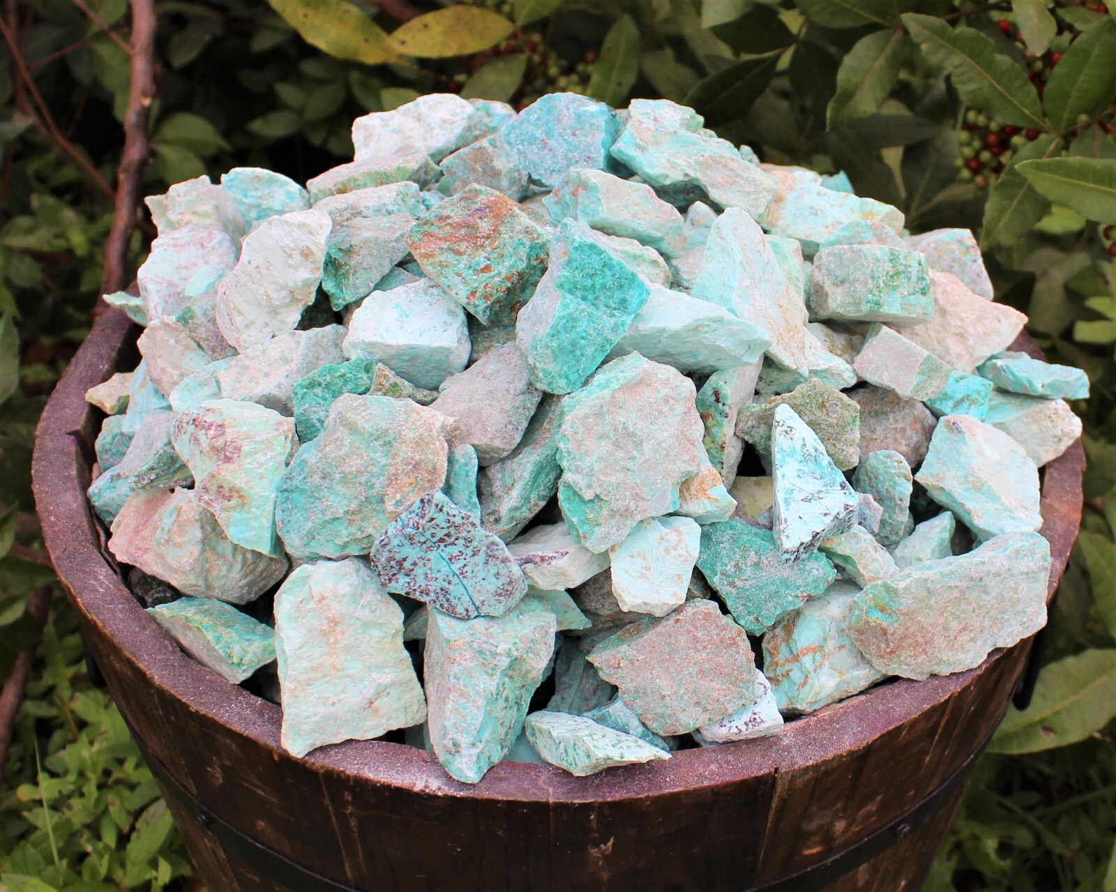 Rough Turquoise Stones LARGE 2-3″ (Raw Natural Turquoise, Peru)