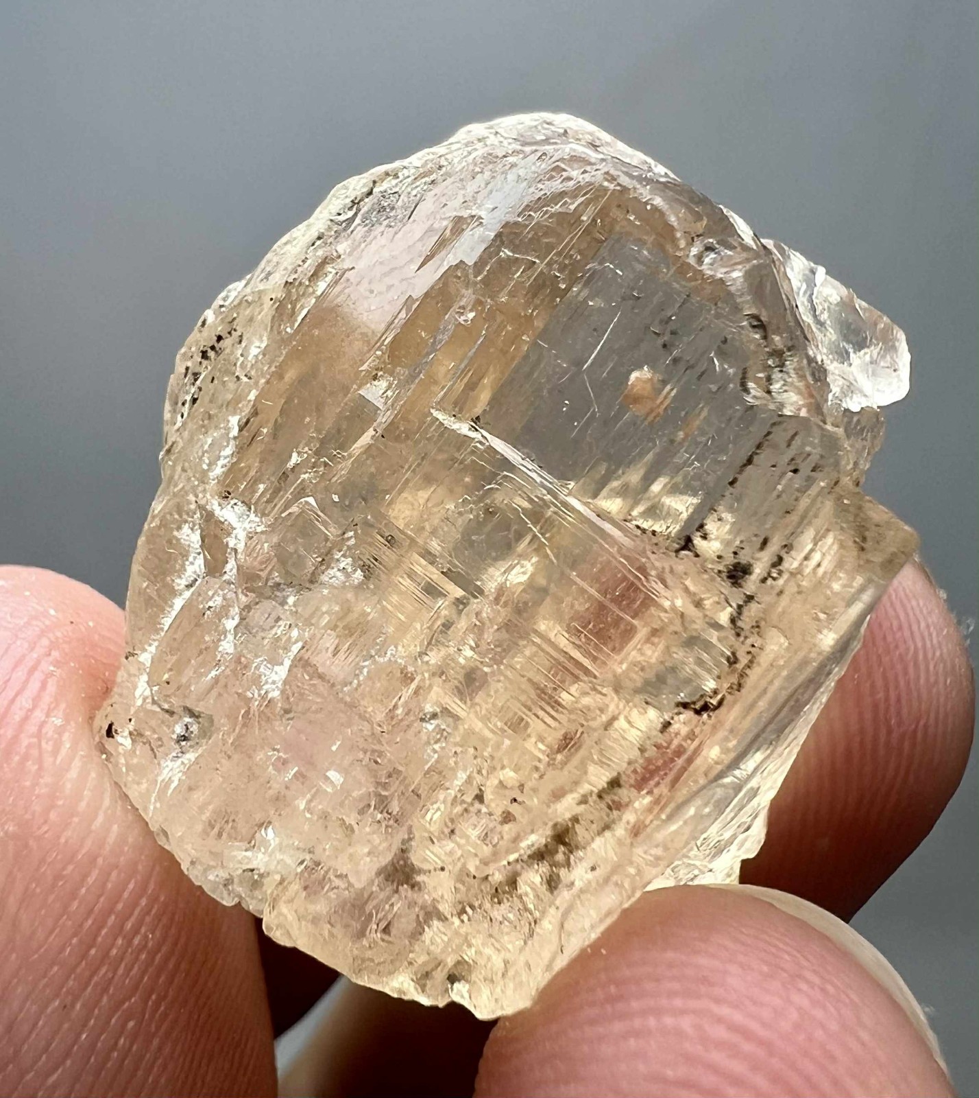 118 Carat Natural !!! Eye Clean Top Honey Color Topaz Huge Crystal @PAK