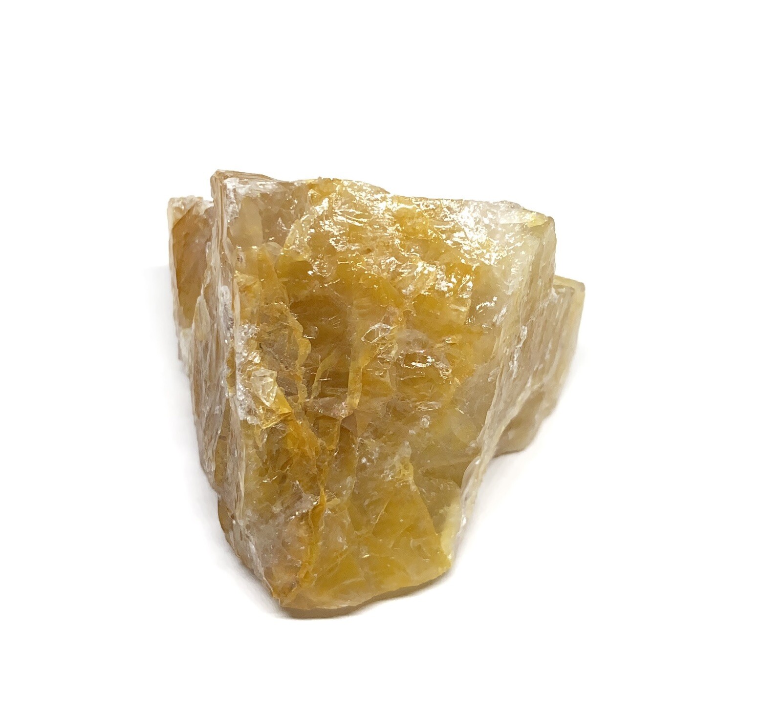 Yellow Hematoid Genuine Quartz Rough Stone From Madagascar 85.8g