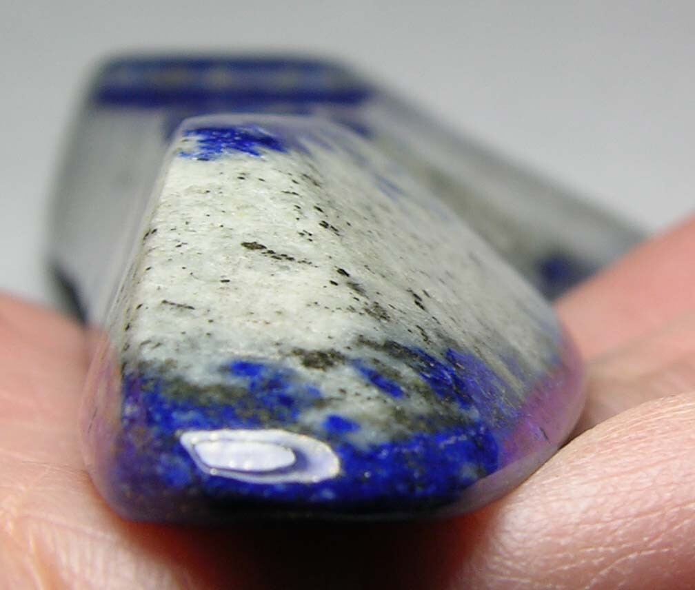 120g Afghanistan 100% Natural Tumbled Rough Lapis Lazuli Specimen 4.2oz 130mm