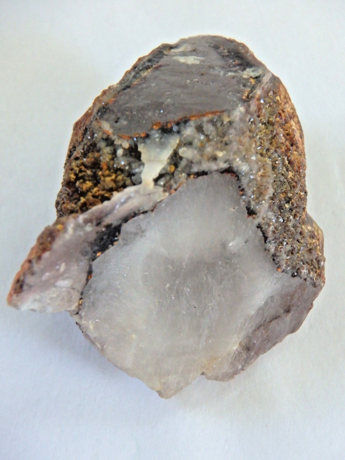 Crystal Red Hematite on Quartz $20 with drusy 28.8 grams