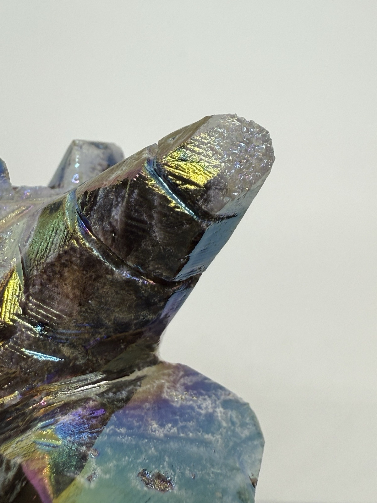 Angel Aura Sphalerite Unicorn Carving Figurine Decor