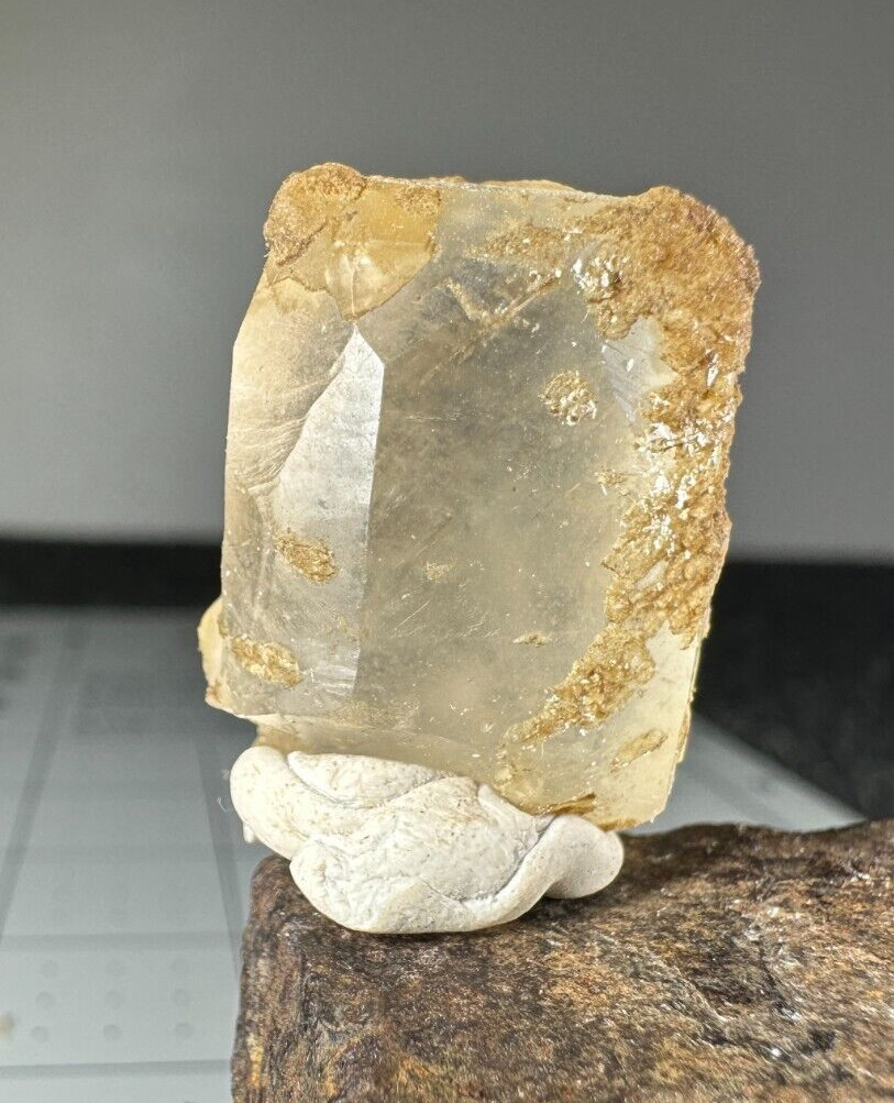 ➤ 1 Inch CLEAR “TRIANGLE” CALCITE Pleasant Ridge Rensselaer Indiana VIDEO➤535