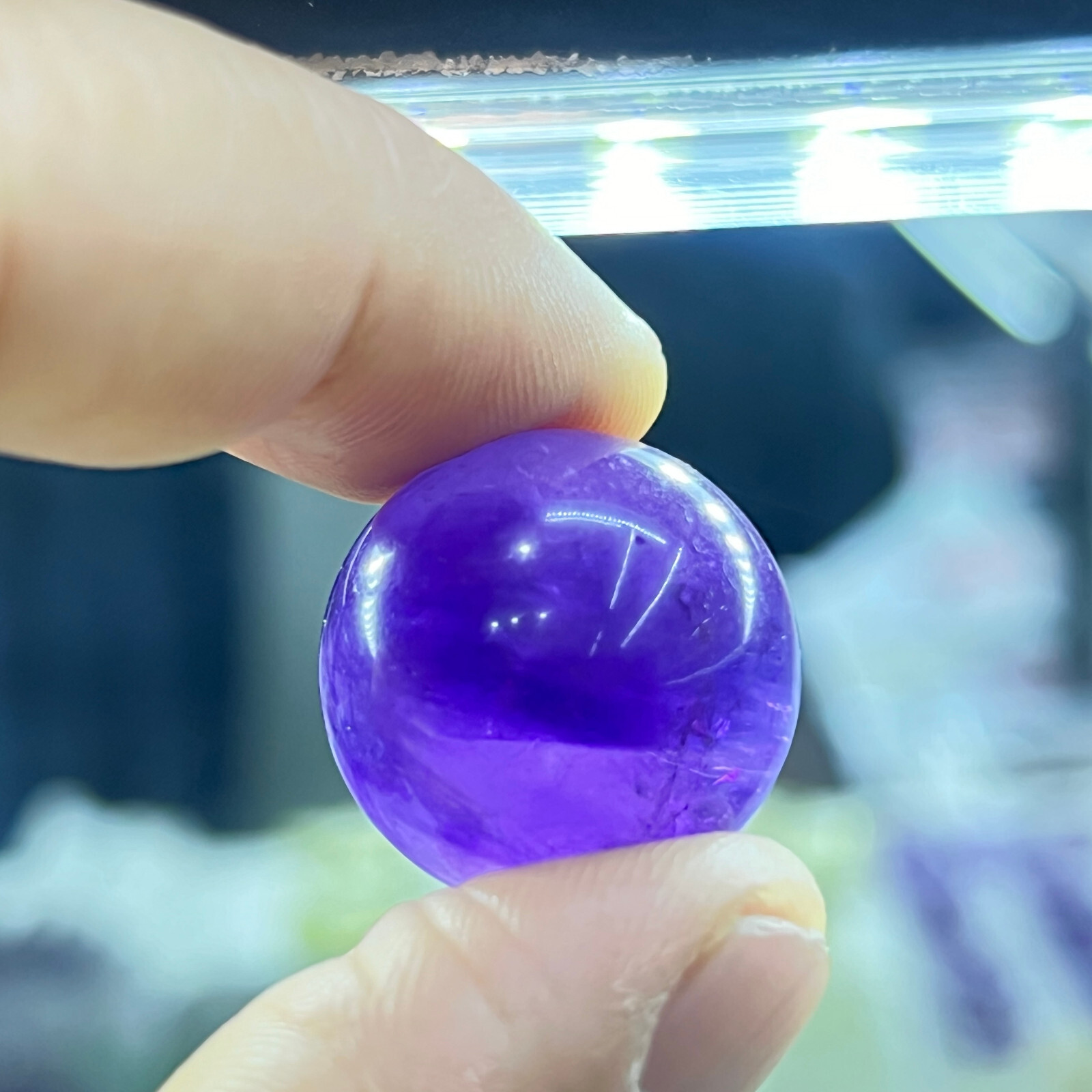 1pc Natural Amethyst Quartz Sphere Crystal Ball Reiki Healing 20mm