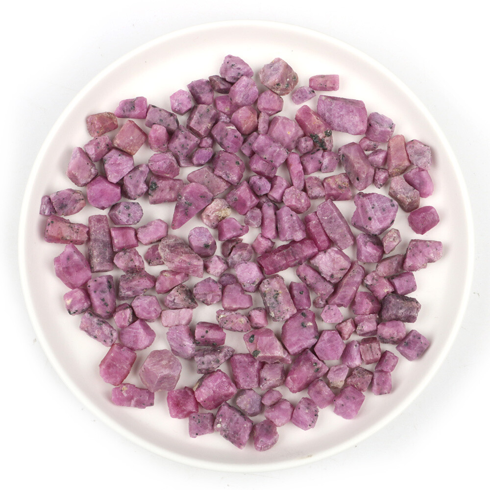 50/100g Natural Blue Sapphire / Ruby / Mix Lot Rough Loose Gemstone Precious
