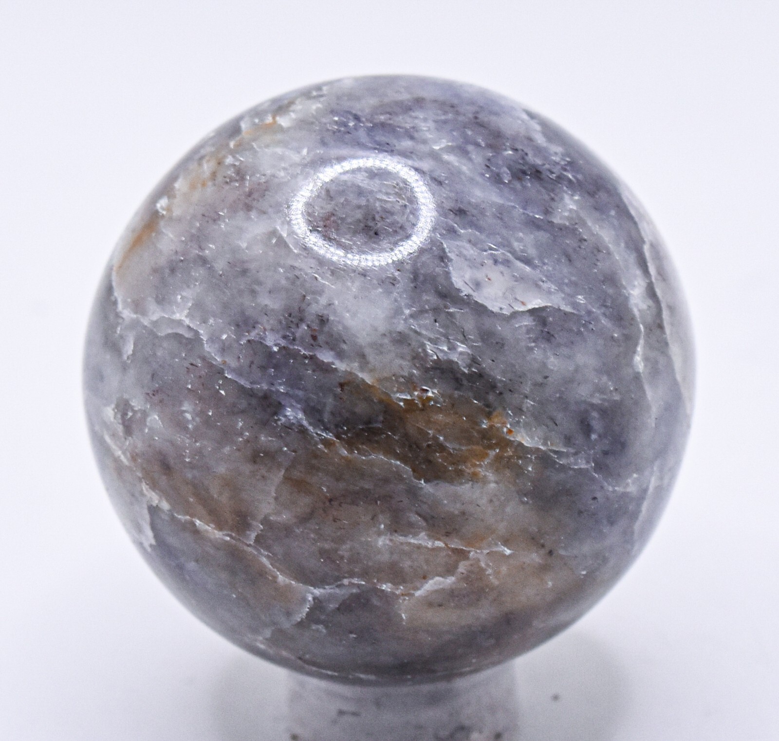 39mm Iolite Sphere Polished Natural Cordierite Gemstone Crystal Mineral – India