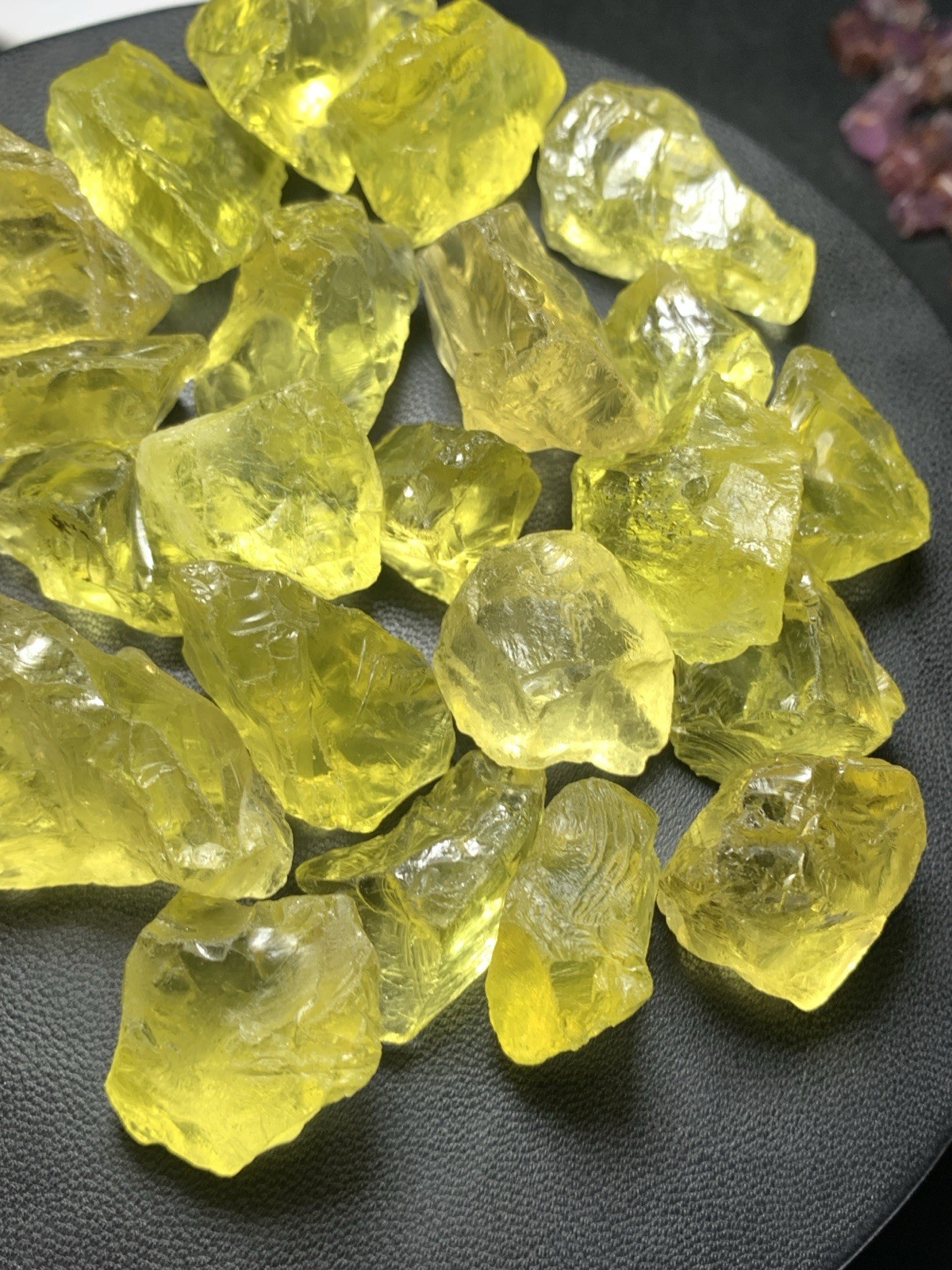 214 Grams Beautiful Yellow Colour Facet Grade Lemon Quartz From Africa