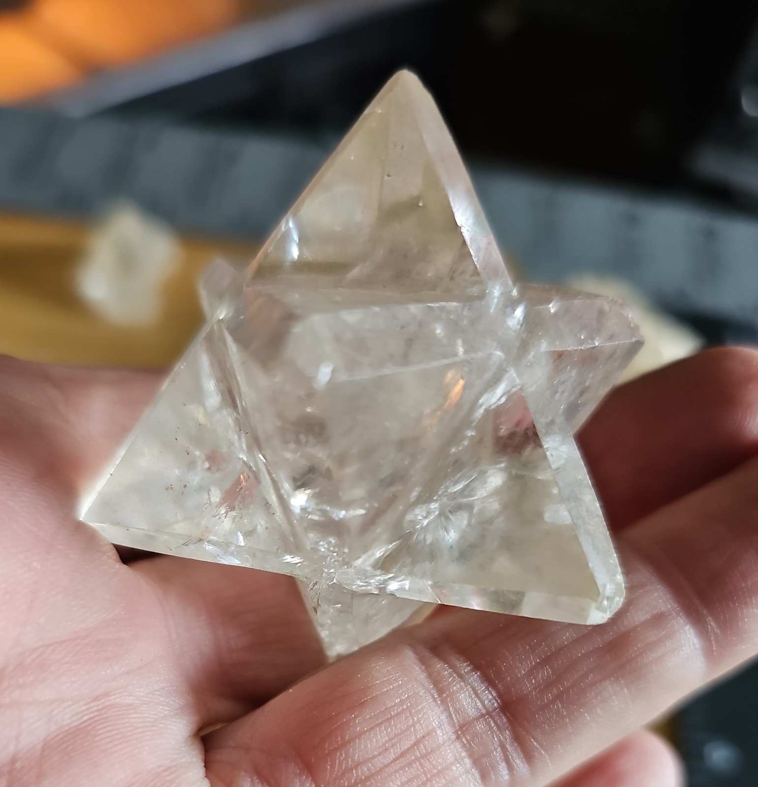 Lot Of 37 Clear & Smoky Quartz Crystals Mixed Different Shapes Sizes Big & Small