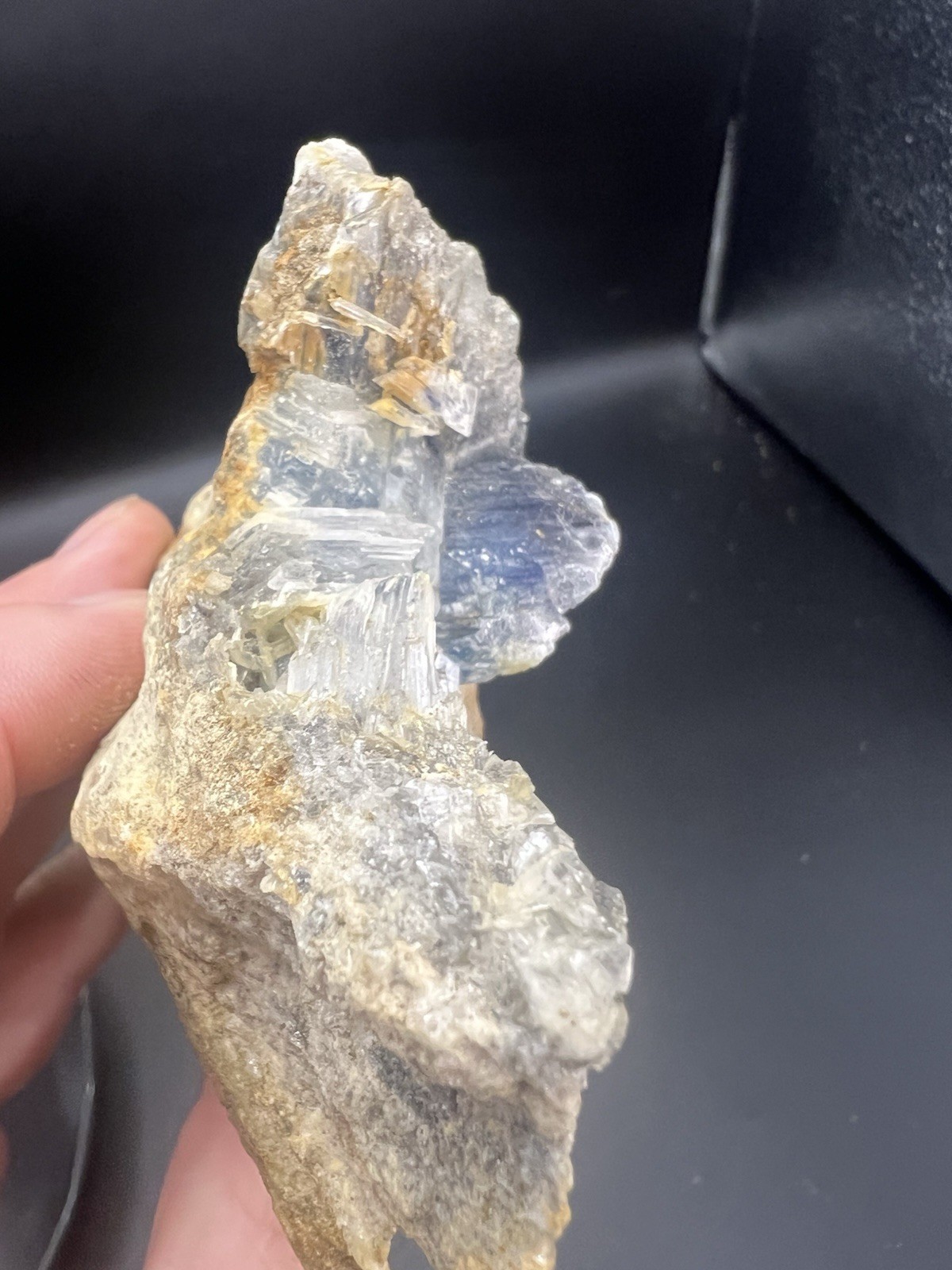 Natural Rare Shattuckite And Selenite Specimen. Minerals, Crystals, Decor,Quartz
