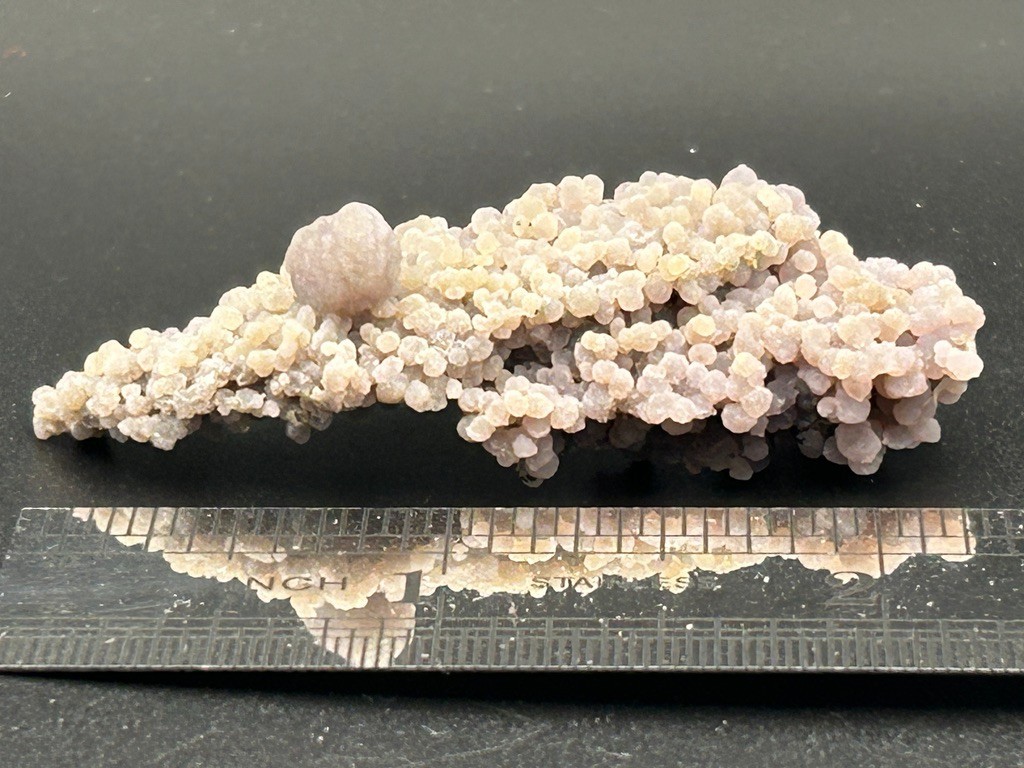 Botryoidal Chalcedony Grape Agate Crystal Cluster 14 grams 2.25″ Natural Purple