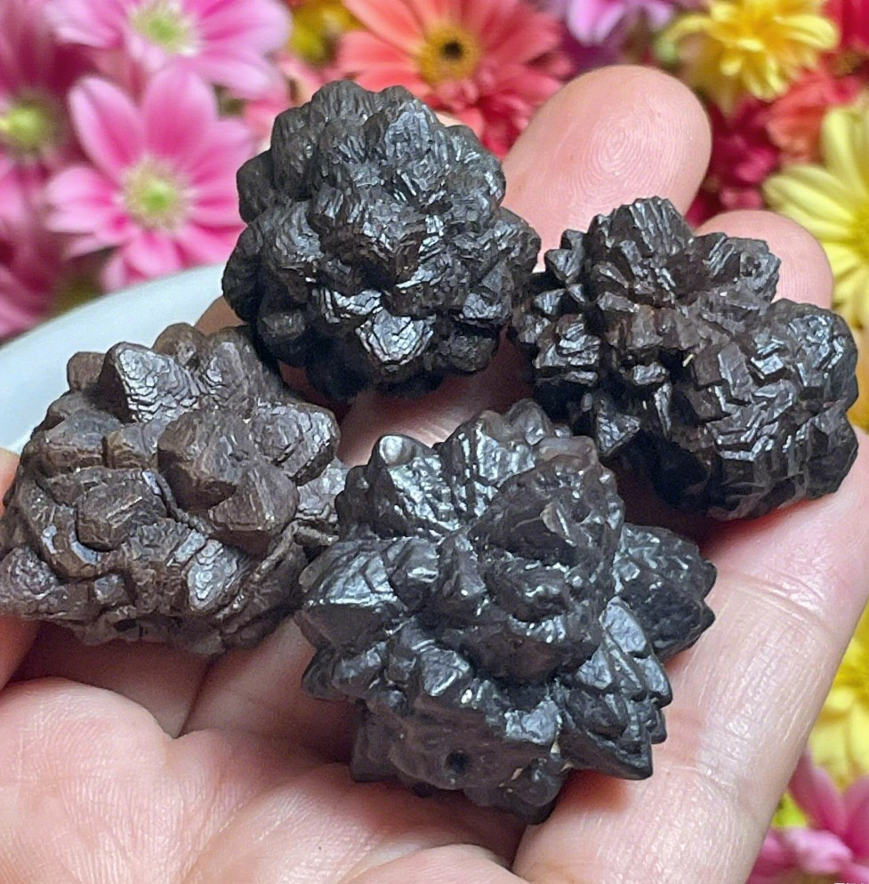 4 PCS Prophecy Stone Egypt , Prophecy Hematite , Pseudomorph , Energy Crystal