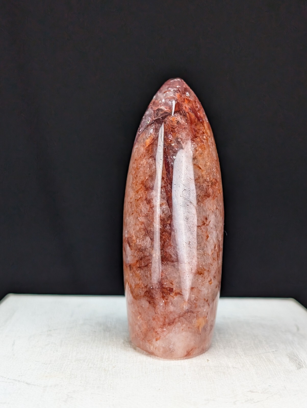 Fire Quartz Freeform Ornament Crystal Chakra Gemstone Free Form