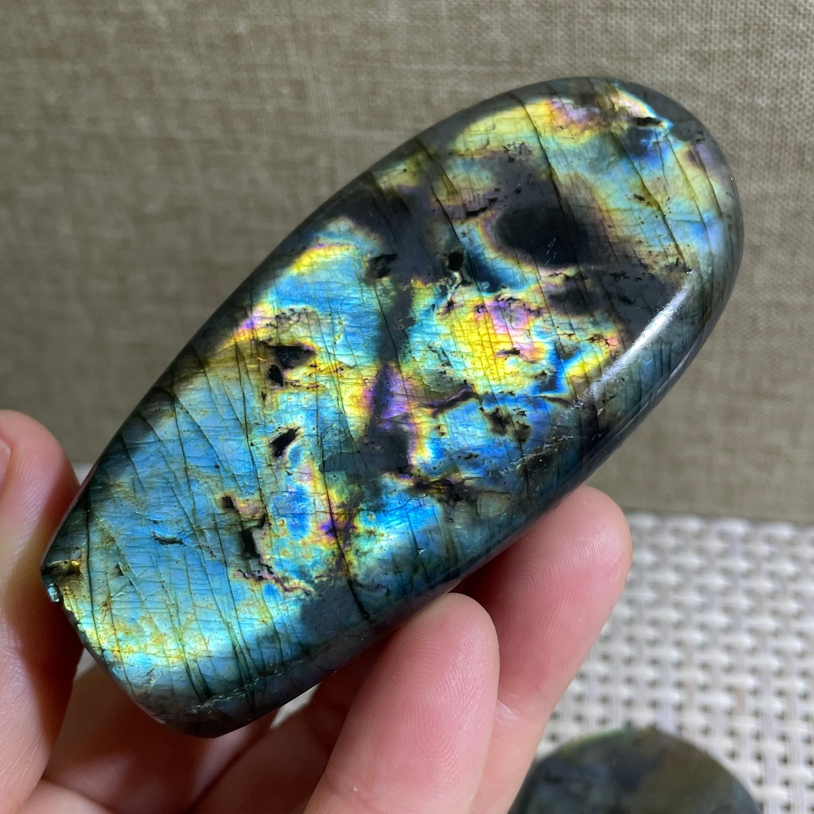 Natural Labradorite Crystal gemstone rough original Specimen 192g