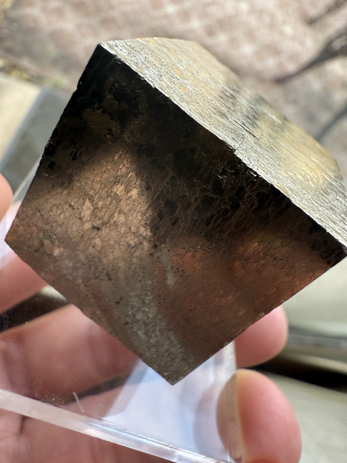 Cubic Pyrite, Navajun Spain, 34mm 785 carats