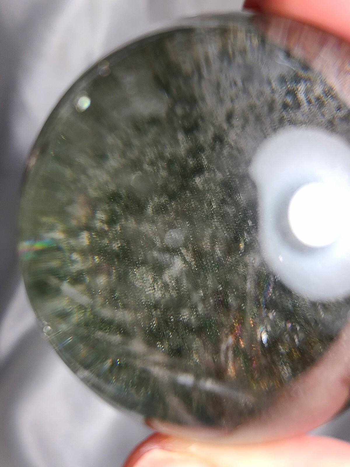 2″ 51mm 179g AA++ Stunning Garden Quartz Massive Rainbows Sphere Crystal Ball