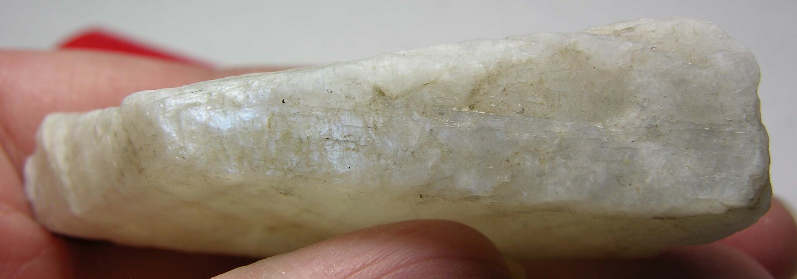 #11 Sri-Lanka 240.00ct 100% Natural Rough White MoonStone Specimen 48.00g 70mm