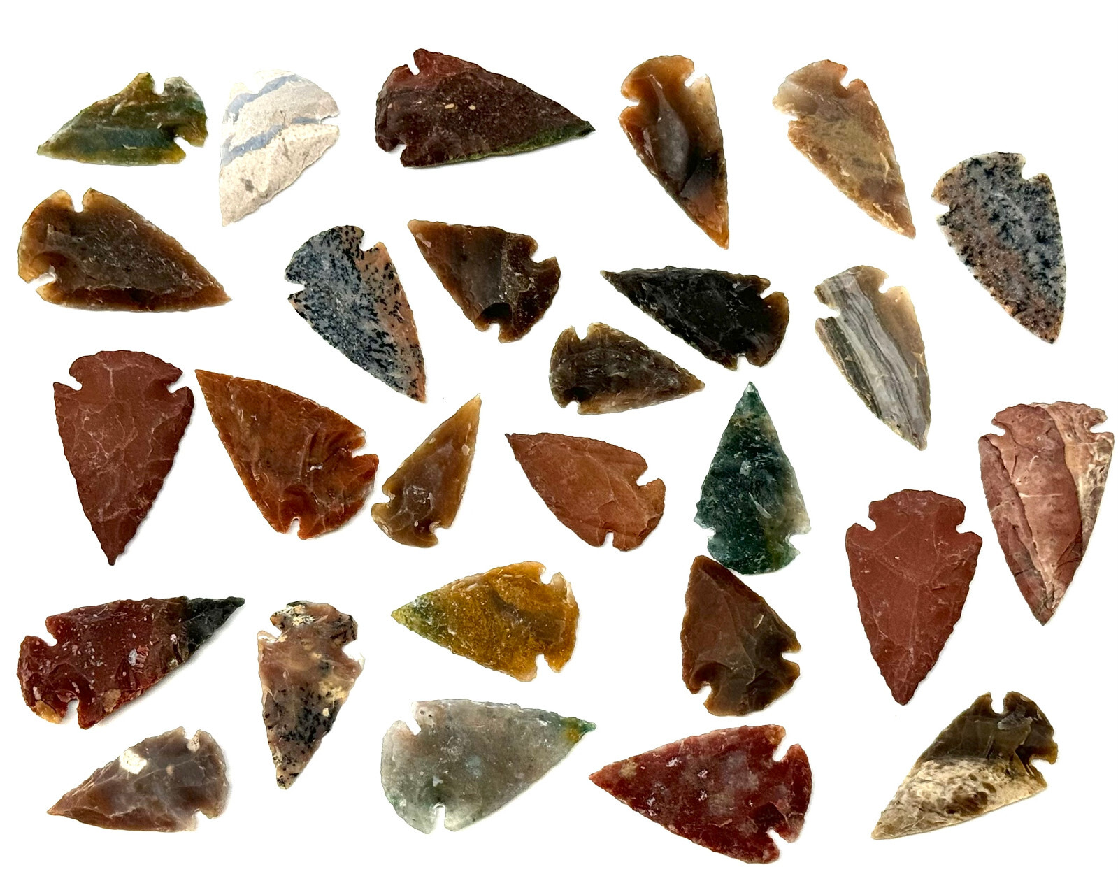 Jasper Arrowheads, 1.25 – 1.5″ Choose How Many (Gemstone Crystals Arrowheads)
