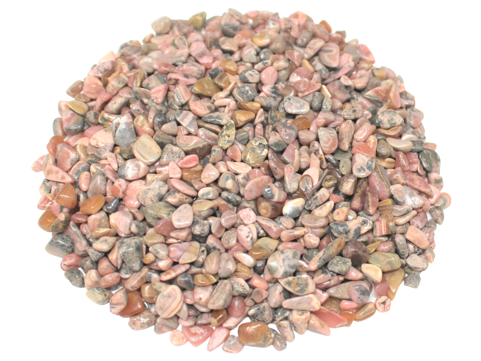 Rhodochrosite Semi Tumbled Gemstone Mini Chips 3 – 6 mm Wholesale Bulk Lots