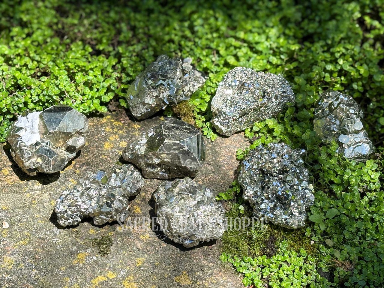 Peruvian Pyrite Natural Cluster Large Premium Grade for Grounding, Protection, M
