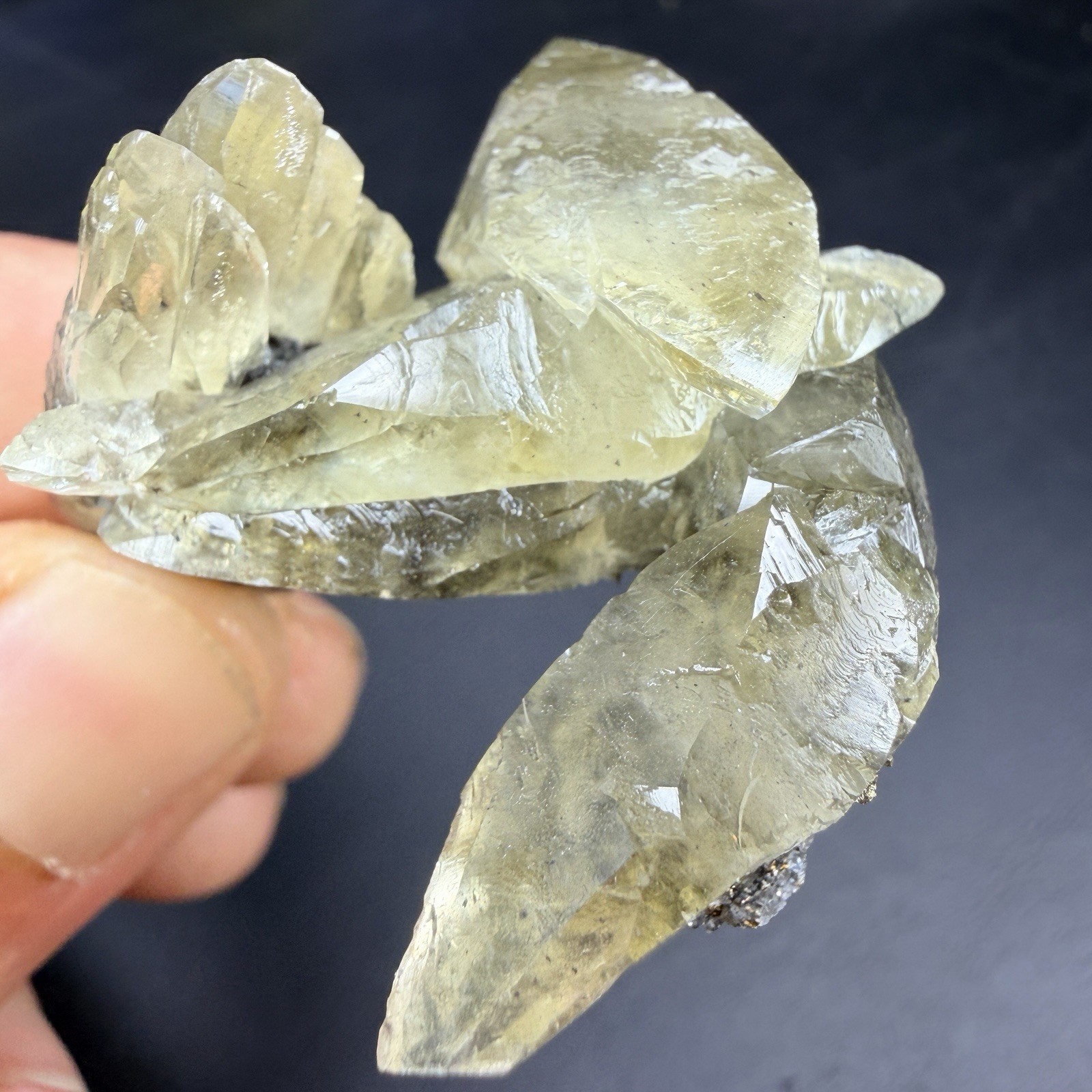 Golden Calcite Crystals with Chalcopyrite / Missouri *VIDEO*