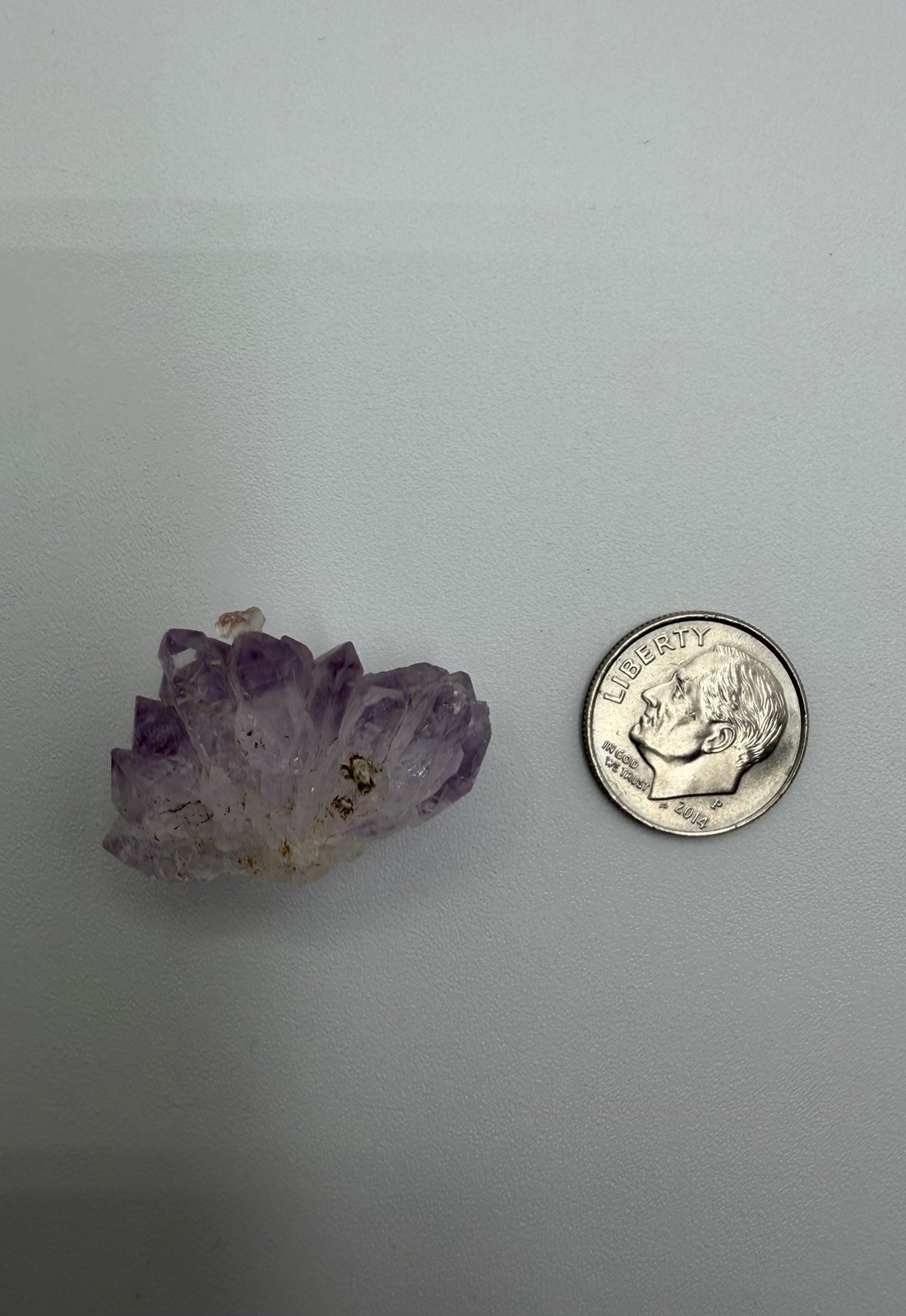 Amethyst Crystal From Kattumunnur Mines, Karur District, India (See Description)