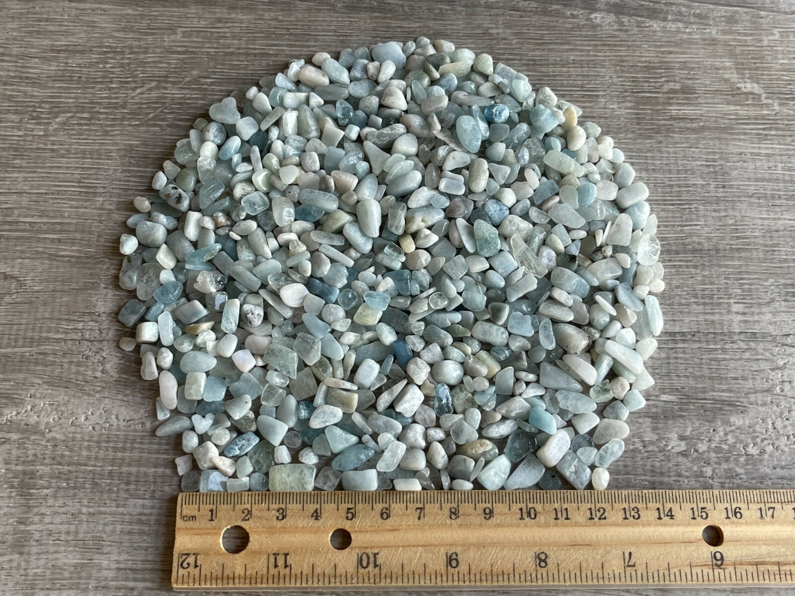 Grade A++ Aquamarine Semi Tumbled Gemstone Mini Chips 4 -12mm,Wholesale Bulk Lot