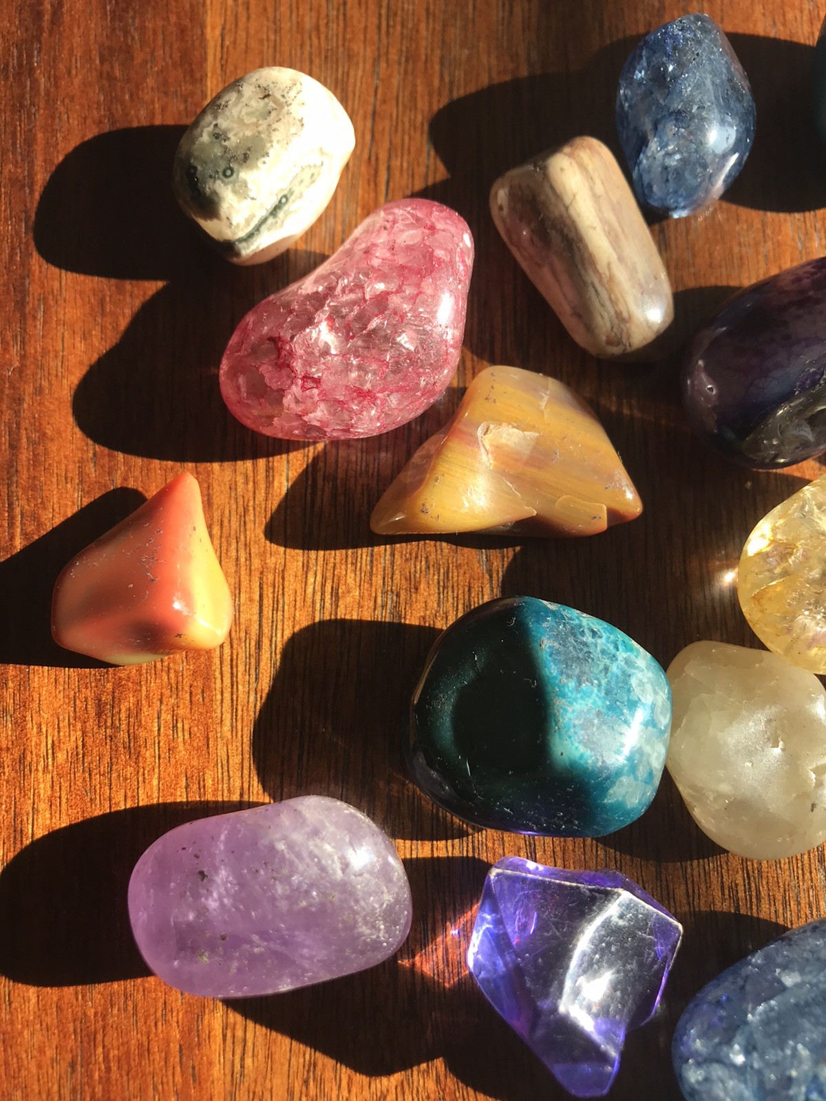 2 Oz. Lot /Tumbled/ Rocks Stones,