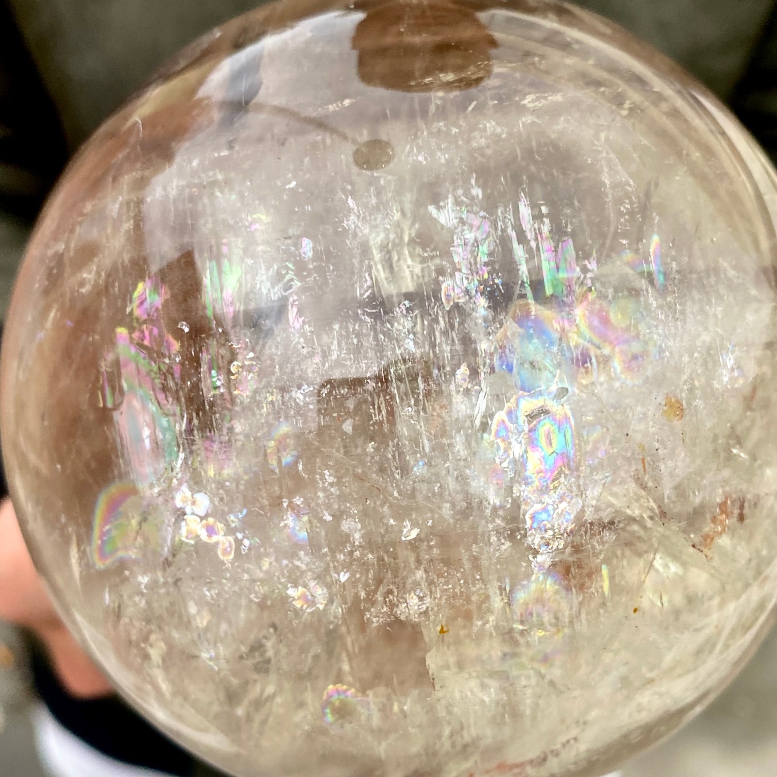 3.15LB Natural clear quartz sphere quartz crystal ball reiki Energy healing