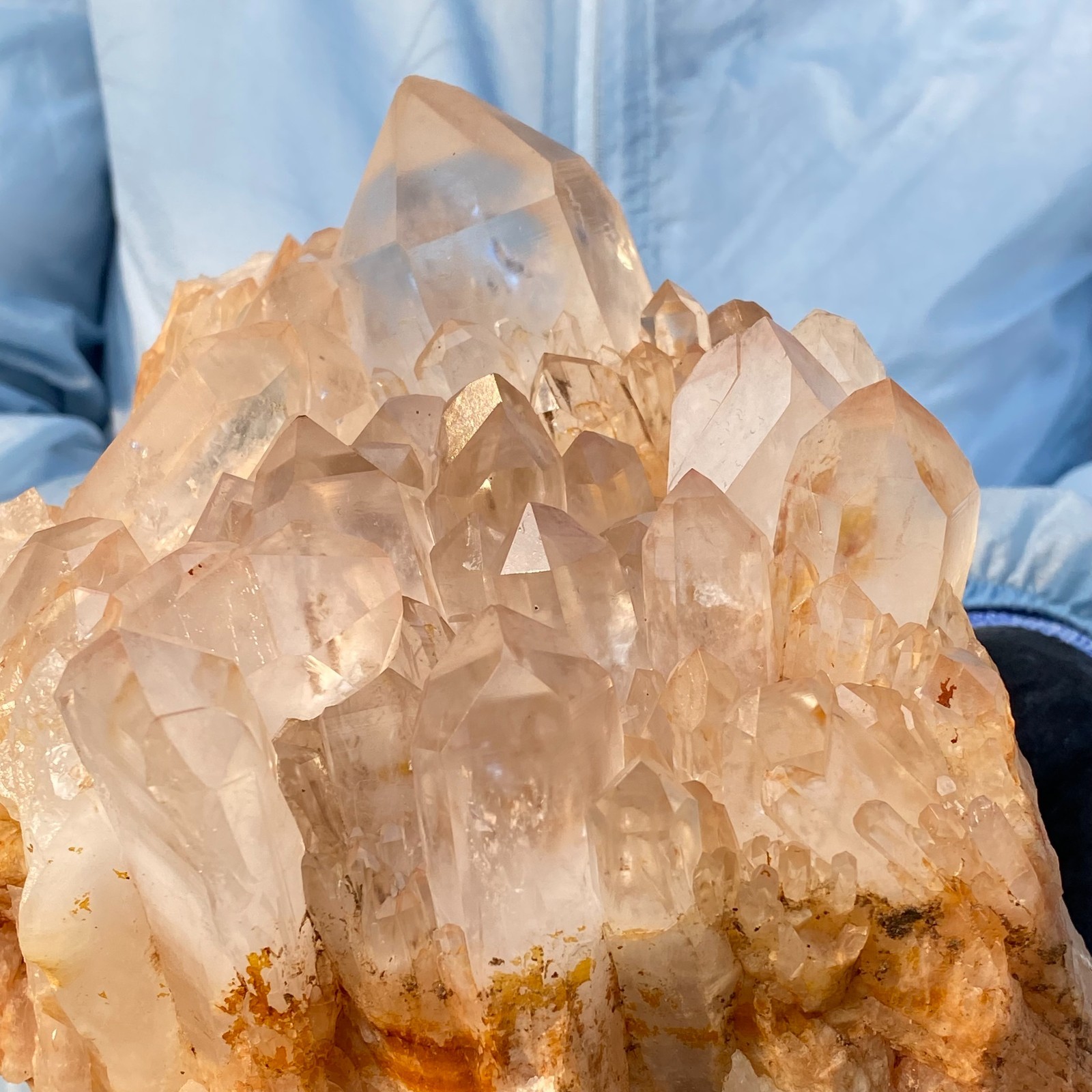 10LB Natural Clear White Quartz Crystal Cluster Rough Mineral Specimen Healing