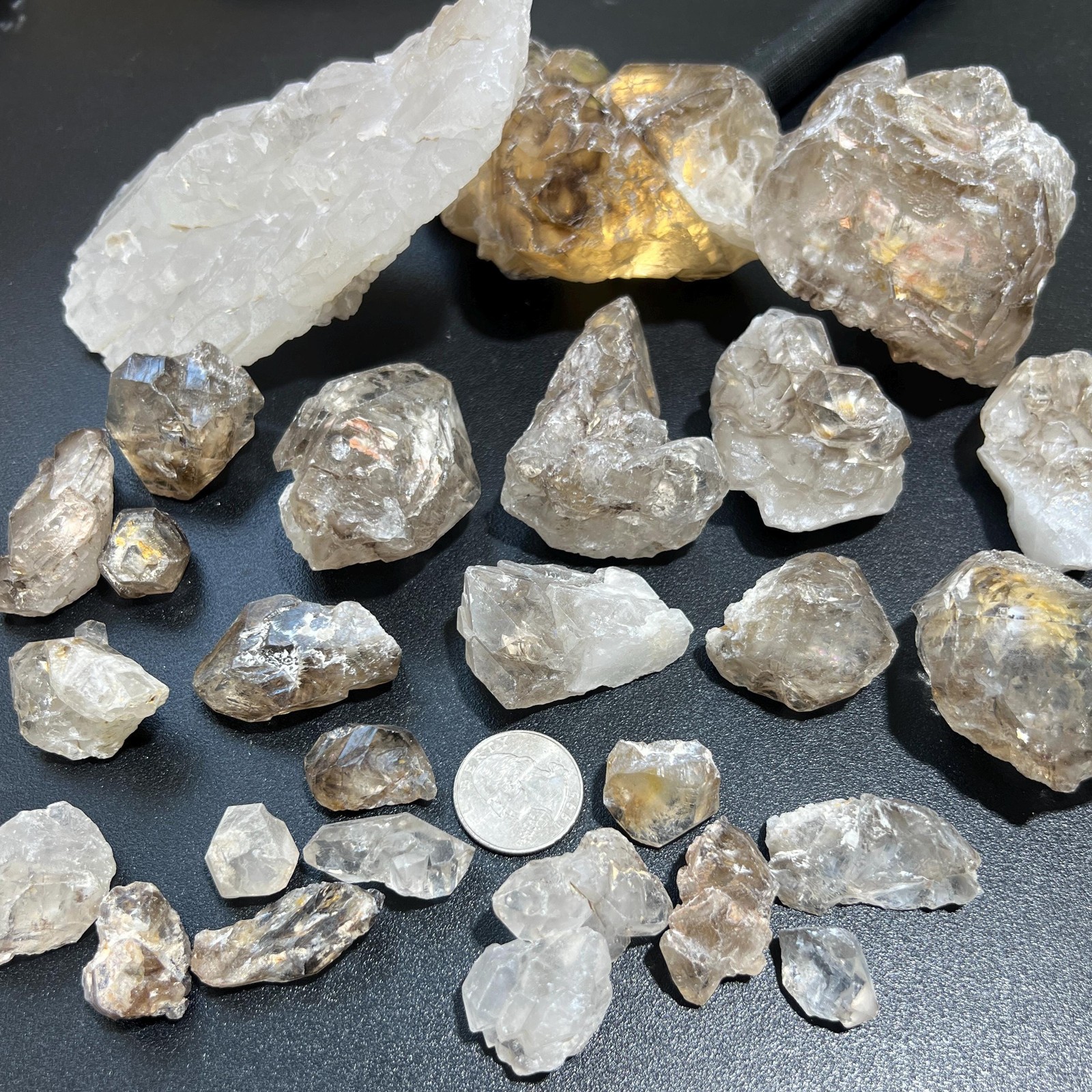 Elestial Alligator Quartz Crystal Clusters Rough Raw Stones
