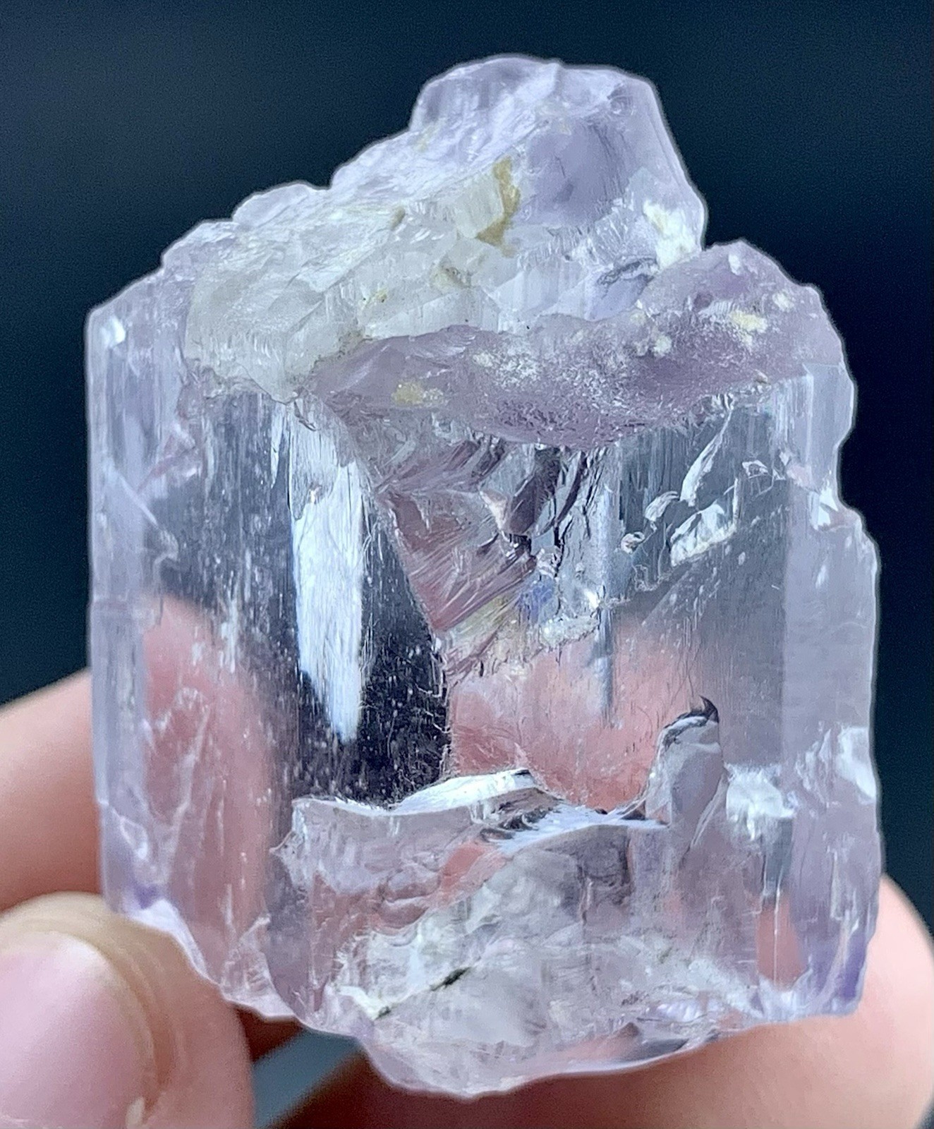 134 Carat Natural Pink Kunzite Crystal Specimen From Afghanistan