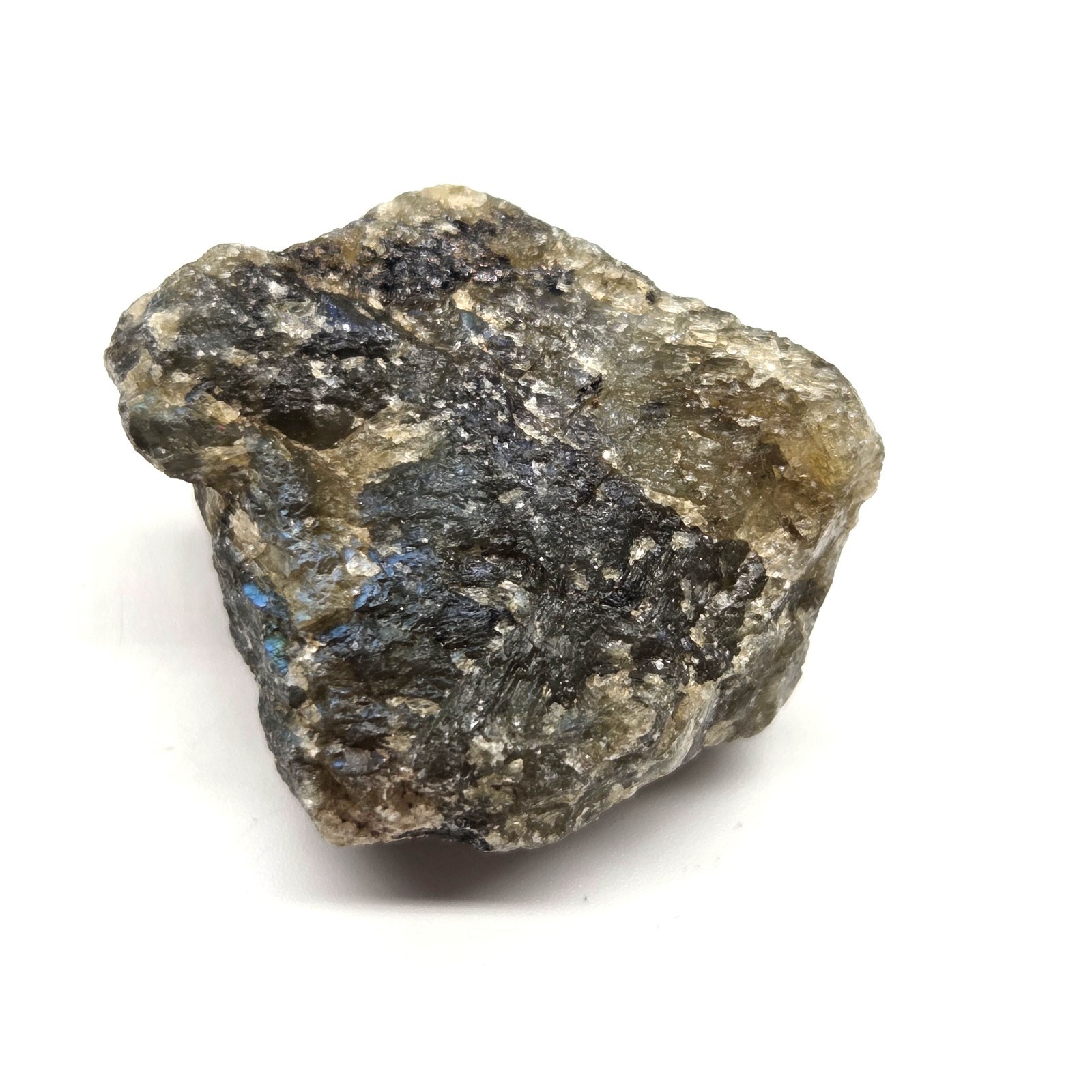 Mixed Natural Crystals – Barite, Malagasy Quartz, Labradorite – In Mini Boxes