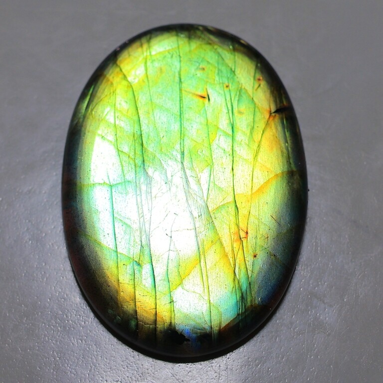 Natural Labradorite Pear , 0.5″- 4″ High Purple Multi Flash, Pick a Size