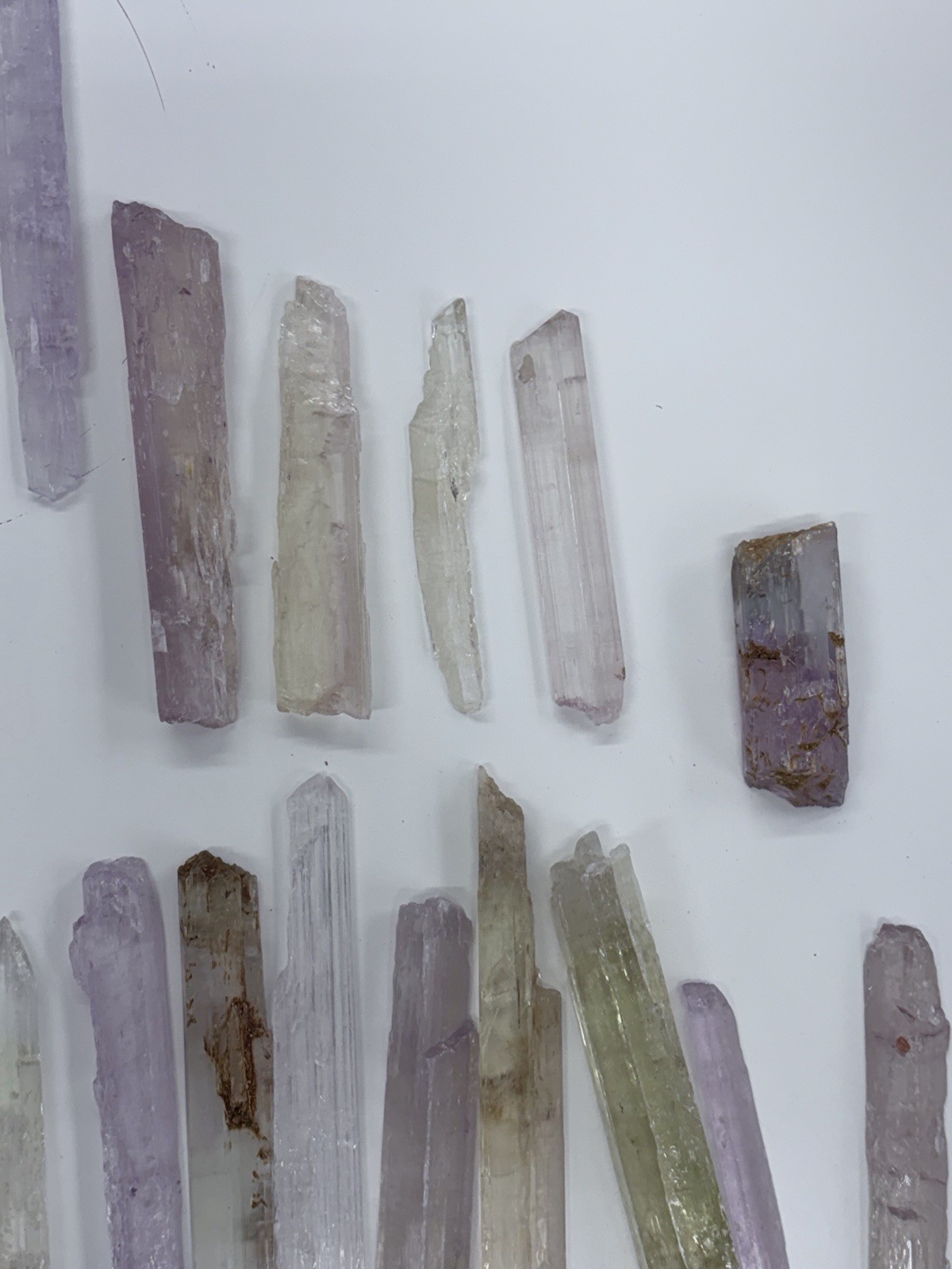 Exceptional Lot of Kunzite From Pakistan – includes bicolor and tricolor 4lb 6oz