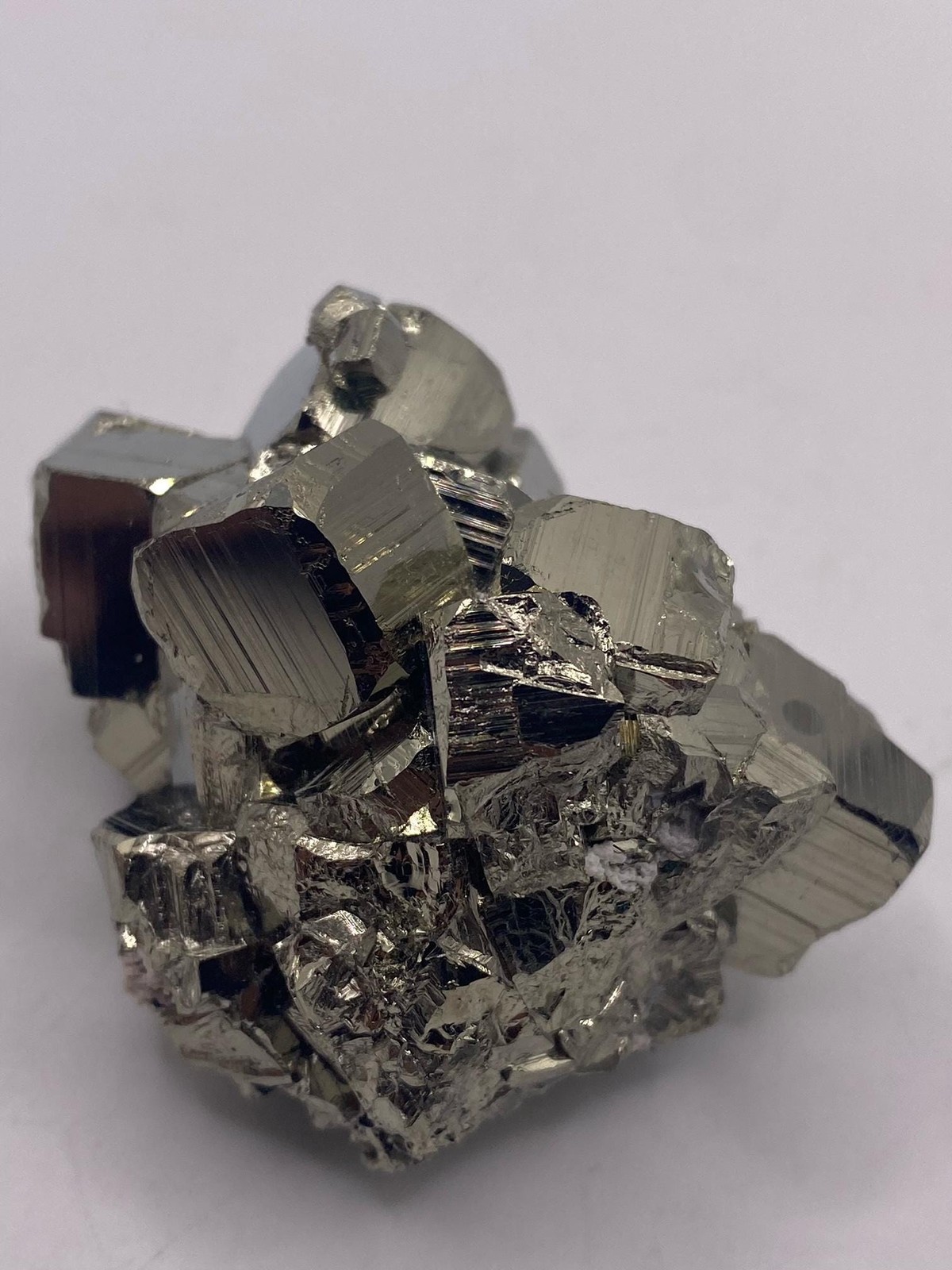 Golden Pyrite Cubic Cluster! Bright and Shiny!