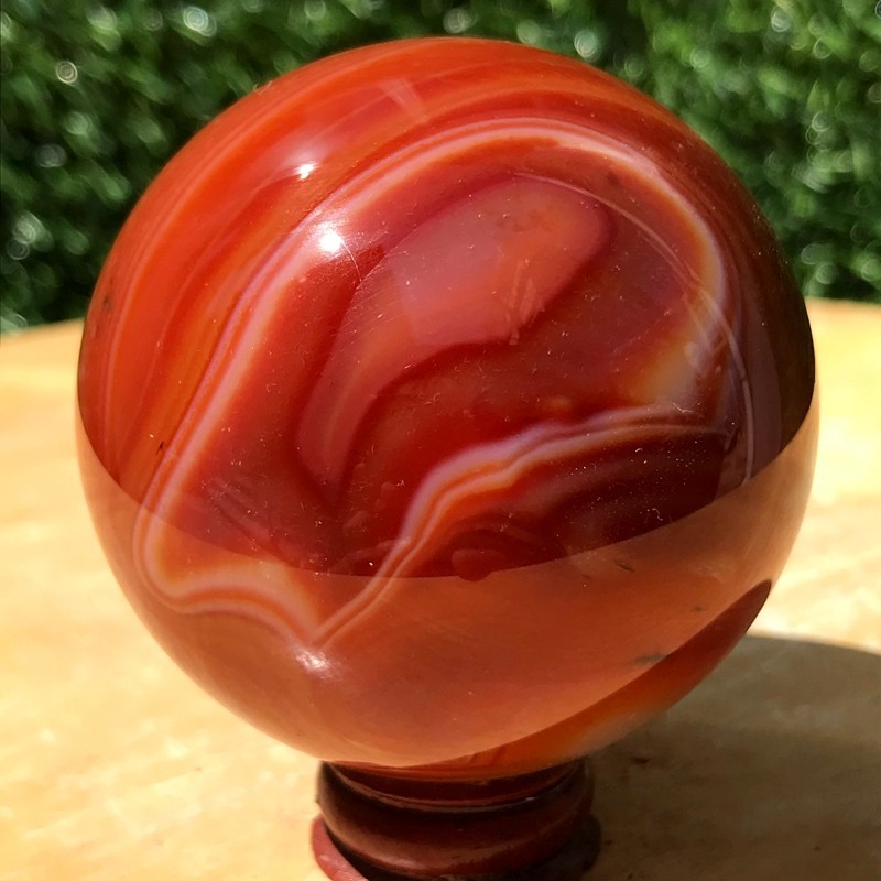 290G Natural Patterned Agate Ball Crystal Sphere Mineral Specimen Healing