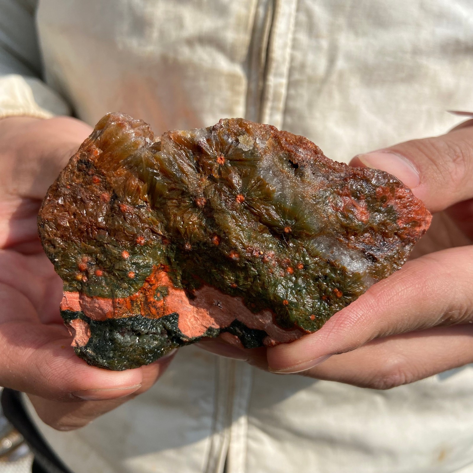 0.5lb Natural colourful ocean jasper raw stone crystal rough mineral specimen