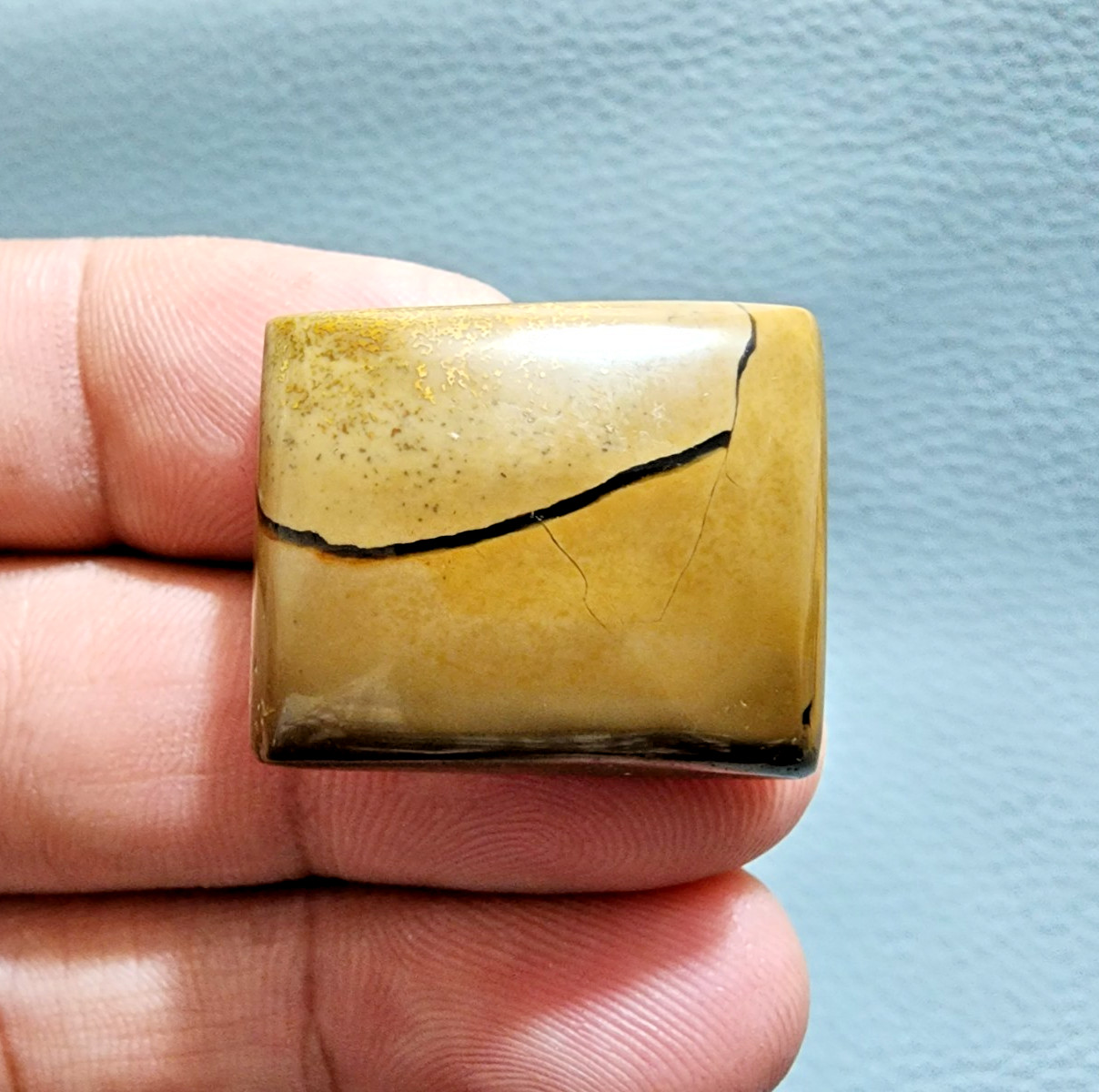 50 Crt Amazing Designer Septarian Dragon Stone Baguette Shape Cabochon Gemstone