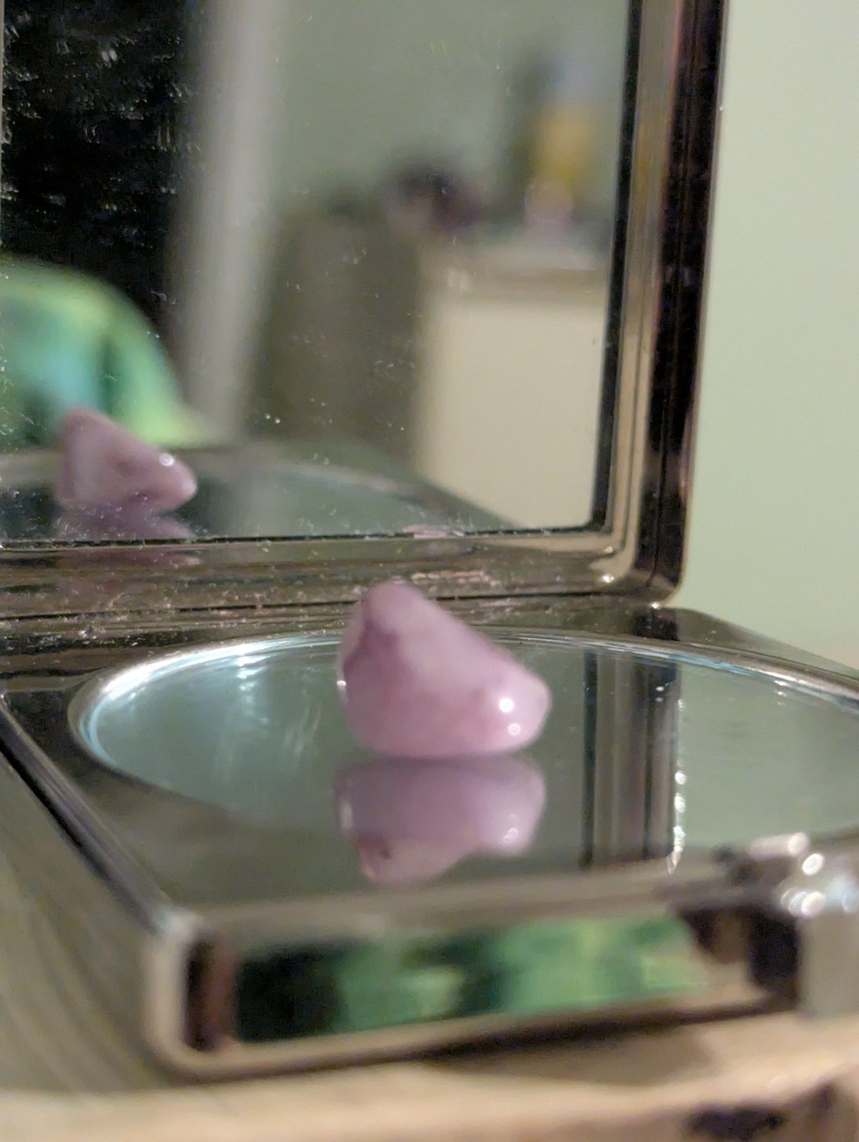 Small Light Purple/Lilac Tumbled Stone Likely From My 25-30 Year Old Collection