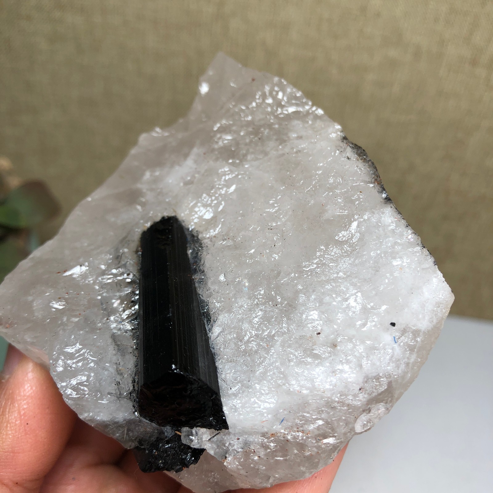 Natural tourmaline Crystal paragenesis gemstone original Specimen 290g A1684